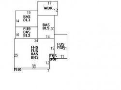 36 Kingston Rd, Newton MA 02461-1014 floor plan