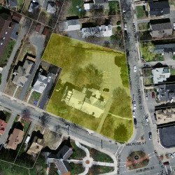 283 Melrose St, Newton MA  02466-1917 aerial view