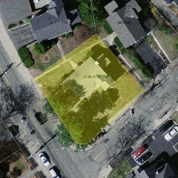 1136 Walnut St, Newton MA 02461-1261 aerial view
