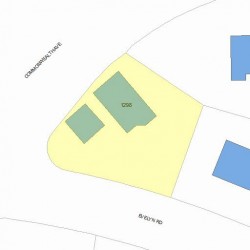 1298 Commonwealth Ave, Newton MA 02465-2911 plot plan