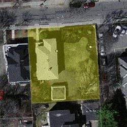 72 Madison Ave, Newton MA 02460-1905 aerial view