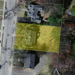 63 Garland Rd, Newton MA  02459-1741 aerial view