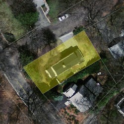 212 Quinobequin Rd, Newton MA 02468-1817 aerial view
