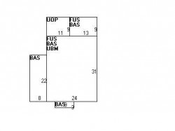 147 Oakdale Rd, Newton MA  02461-1812 floor plan