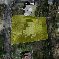 48 White Oak Rd, Newton MA 02468-1323 aerial view