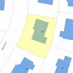 106 Deborah Rd, Newton MA 02459-2867 plot plan