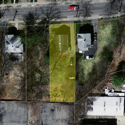 286 Webster St, Newton MA 02466-2106 aerial view