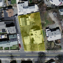 29 Auburndale Ave, Newton MA 02465-1401 aerial view