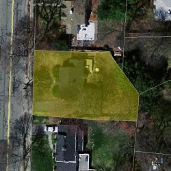 114 Cherry St, Newton MA  02465-1239 aerial view