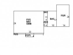 95 Blake St, Newton MA 02460-2032 floor plan