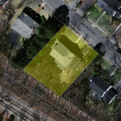 84 Larchmont Ave, Newton MA 02468-2014 aerial view