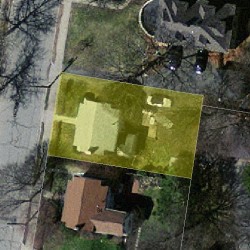 80 Brookside Ave, Newton MA  02460-1530 aerial view