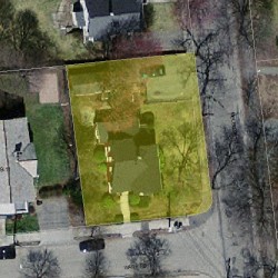 3 Ware Rd, Newton MA 02466-1415 aerial view