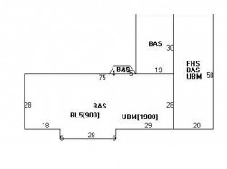 126 Evelyn Rd, Newton MA 02468-1042 floor plan