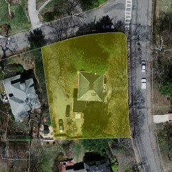 139 Hancock St, Newton MA 02466-2218 aerial view