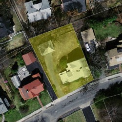 197 Mount Vernon St, Newton MA 02465-2516 aerial view