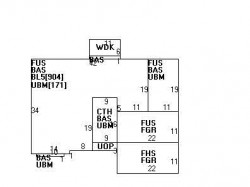 225 Hartman Rd, Newton MA 02459-2814 floor plan
