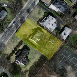 66 Grove St, Newton MA 02466-2317 aerial view