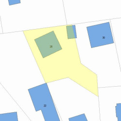 28 Beecher Pl, Newton MA 02459-2313 plot plan