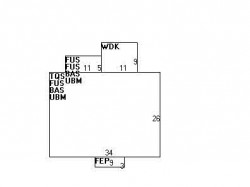 28 Kensington Ave, Newton MA 02465-1314 floor plan