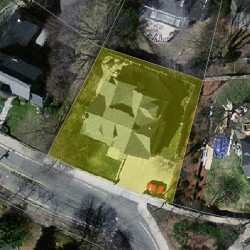 248 Valentine St, Newton MA 02465-3031 aerial view