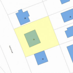 30 Circuit Ave, Newton MA 02461-1603 plot plan