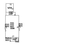 54 Capital St, Newton MA 02458-1332 floor plan