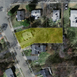 176 Upland Ave, Newton MA 02461-2043 aerial view