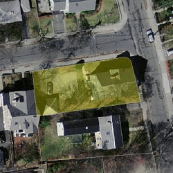 63 Harvard St, Newton MA 02460-2004 aerial view