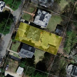 50 Carver Rd, Newton MA  02461-1008 aerial view