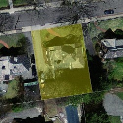 391 Highland St, Newton MA 02465-2707 aerial view