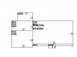 88 Broken Tree Rd, Newton MA 02459-3449 floor plan