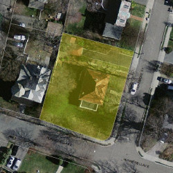 91 Grasmere St, Newton MA  02458-2210 aerial view