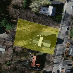 29 Chesley Rd, Newton MA  02459-1903 aerial view