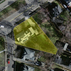 282 Commonwealth Ave, Newton MA 02459 aerial view