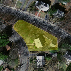 20 Morton St, Newton MA  02459-1009 aerial view