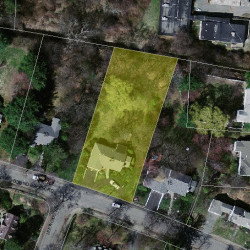 25 Bound Brook Rd, Newton MA 02461-2014 aerial view