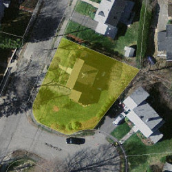 56 Langdon St, Newton MA 02458-1811 aerial view