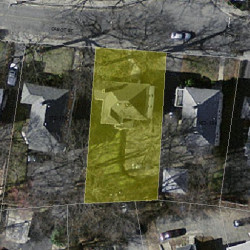 166 Cabot St, Newton MA 02458-2536 aerial view