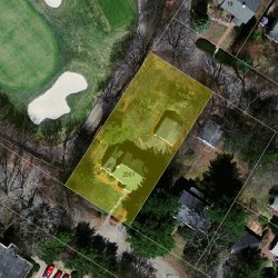 2081 Beacon St, Newton MA  02468-1458 aerial view