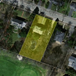 147 Aspen Ave, Newton MA 02466-3020 aerial view
