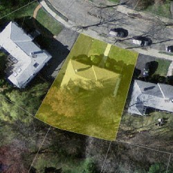 111 Truman Rd, Newton MA 02459-2640 aerial view