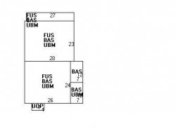 214 Adams Ave, Newton MA  02465-1503 floor plan