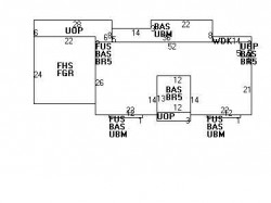 228 Wiswall Rd, Newton MA  02459-3544 floor plan