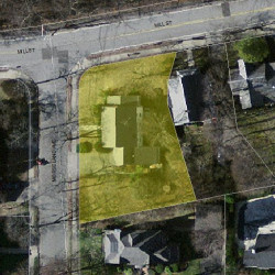 6 Morseland Ave, Newton MA 02459-1129 aerial view