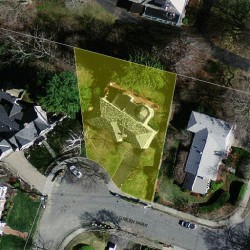 64 Green Park, Newton MA 02458-2606 aerial view