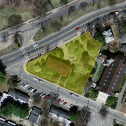 45 Ash St, Newton MA 02466-1897 aerial view