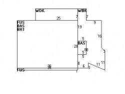 94 Woodward St, Newton MA 02461-1311 floor plan