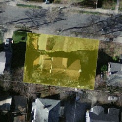 12 Garner St, Newton MA 02459-1610 aerial view