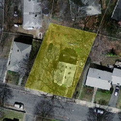 49 Woodbine St, Newton MA 02466-1808 aerial view